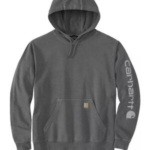 Carhartt Relaxed Fit Midweight Garment Dyed French Terry Graphic Hoodie- Shadow